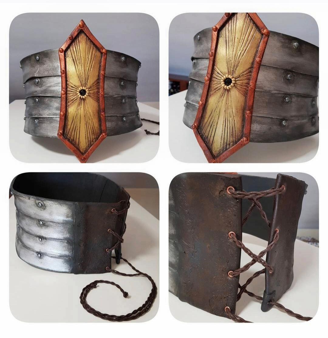 Detalle de traje cosplay hecho a medida en Gomgomi
